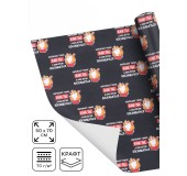 Бумага упаковочная крафт "Цветы" в ассортименте